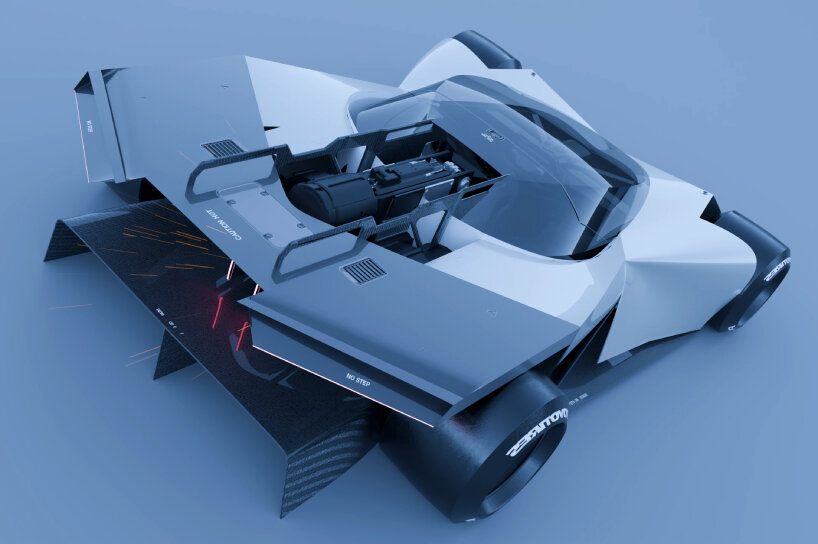 coche de carreras experimental vintage