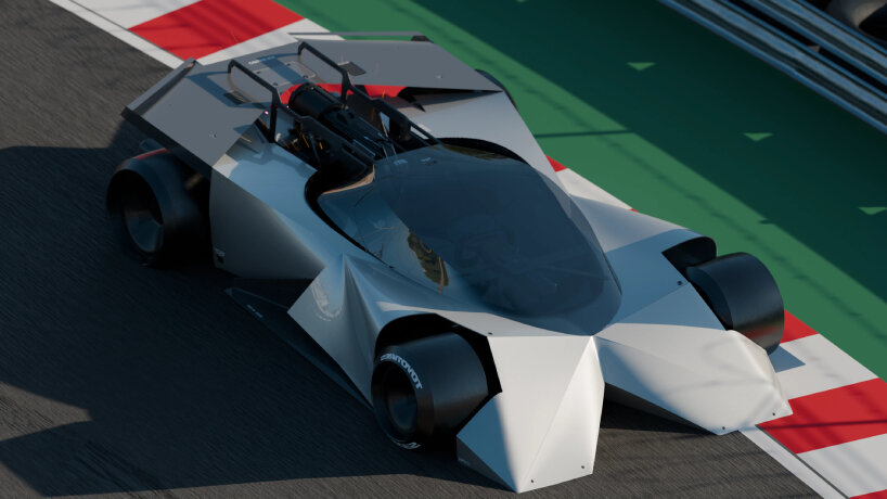 coche de carreras experimental vintage