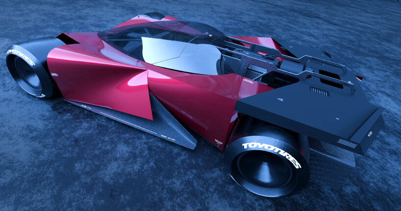 side profile of the vehicle