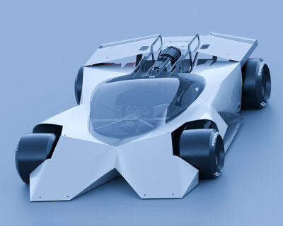 vintage experimental racing cars inspire shape of concept vehicle mantis X99