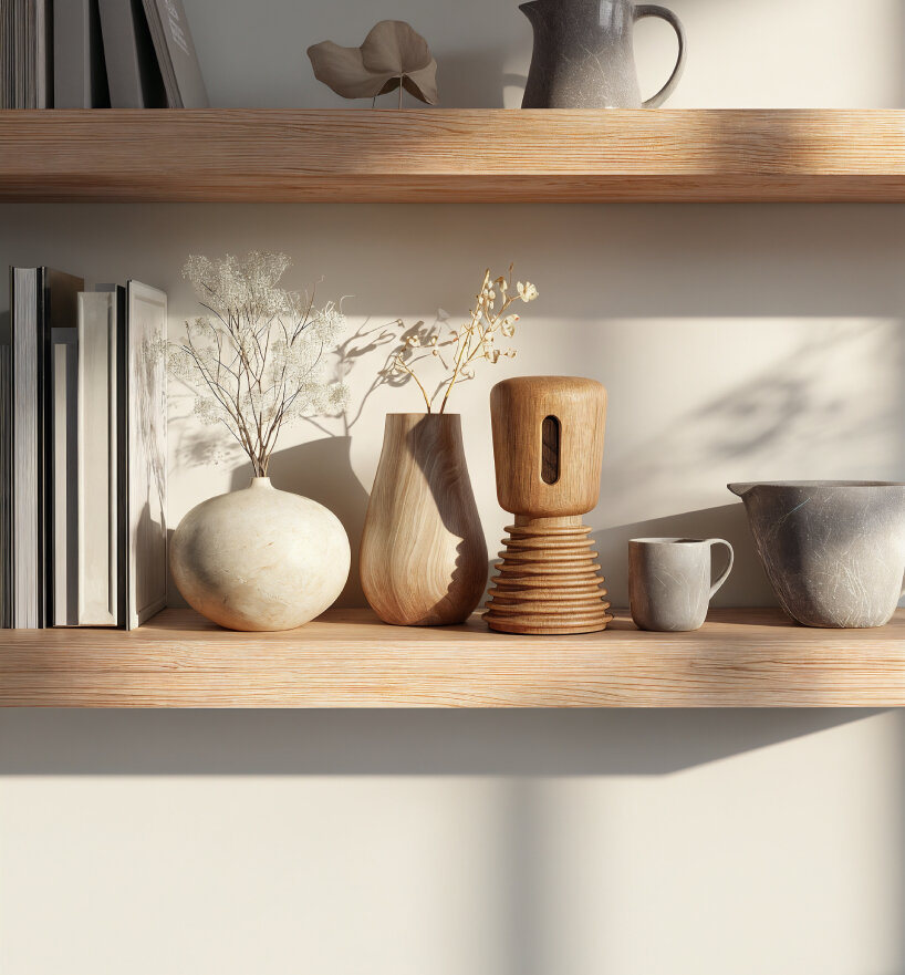 they naturally blend at home, doubling as a decorative object