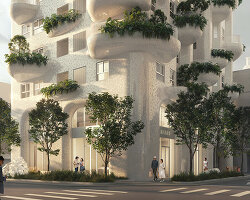 MVRDV’s residential tower 'the island' to bring a curving vertical landscape to taiwan