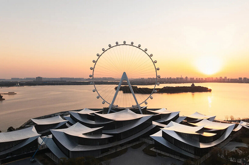 BIG's suzhou museum of contemporary art nears completion beneath ribbon-like roof