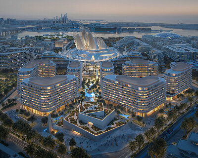 bjarke ingels group unveils 'the row saadiyat', a residential district for abu dhabi