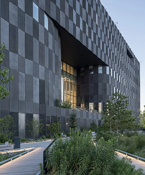 wildflower studios: bjarke ingels group opens vertically-stacked film studio in new york