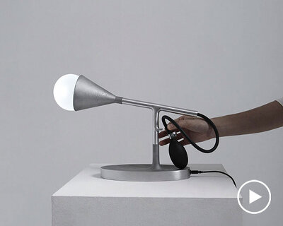 interactive lighting series uses air pressure to activate inflating lamp structures