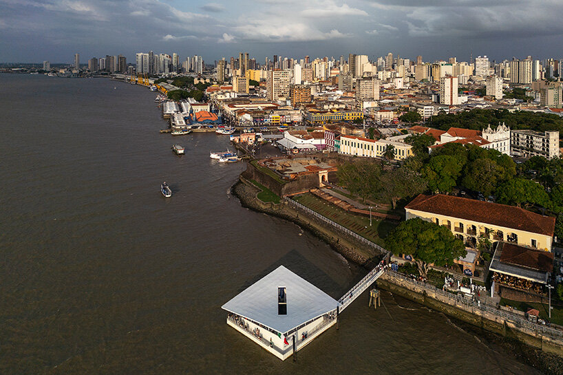 carlo Ratti y höweler + aquapraça flotante de yoon de venecia a belem para la COP30