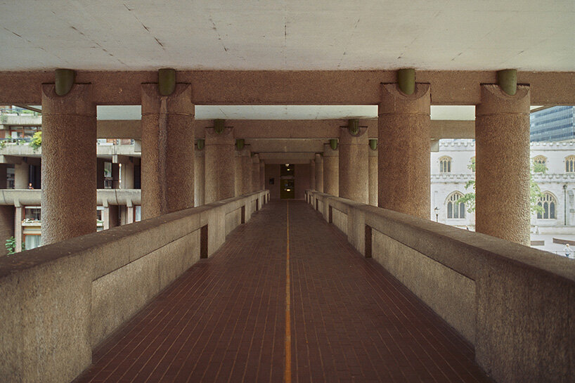 concrete towers, water gardens and elevated paths: the barbican through david altrath's lens