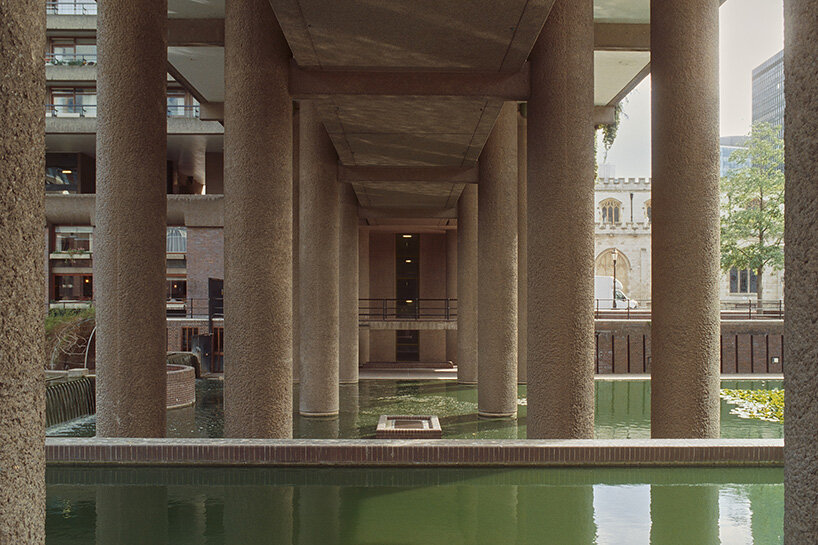 concrete towers, water gardens and elevated paths: the barbican through david altrath's lens