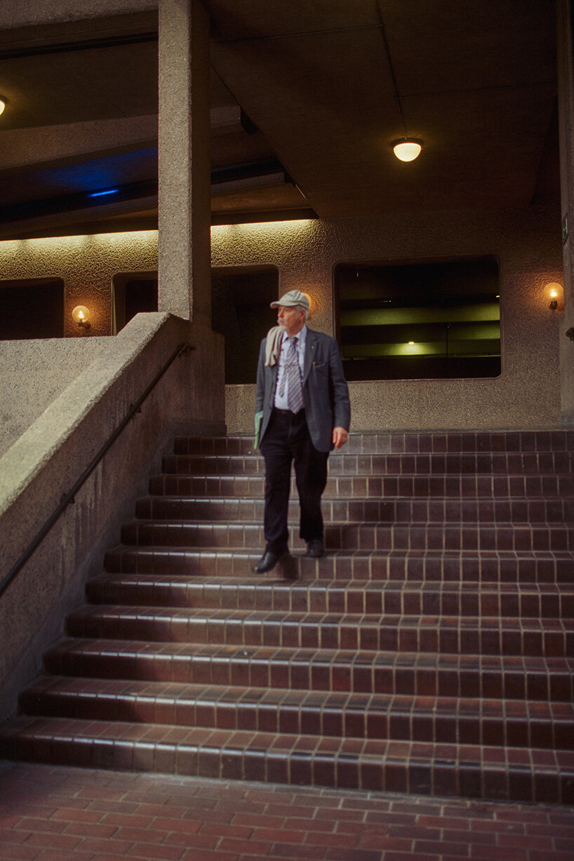 concrete towers, water gardens and elevated paths: the barbican through david altrath's lens