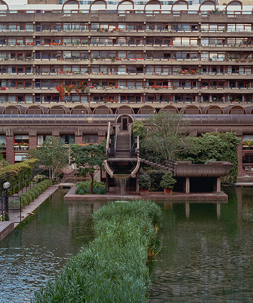 concrete towers, water gardens and elevated paths: the barbican through david altrath's lens