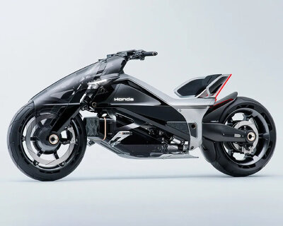 curved electric motorcycle ‘outlier’ comes with hooded front panel and bucket-style seat