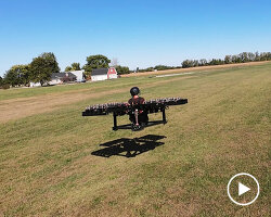 electric solo jetbike hovers as personal air vehicle for pilots without license