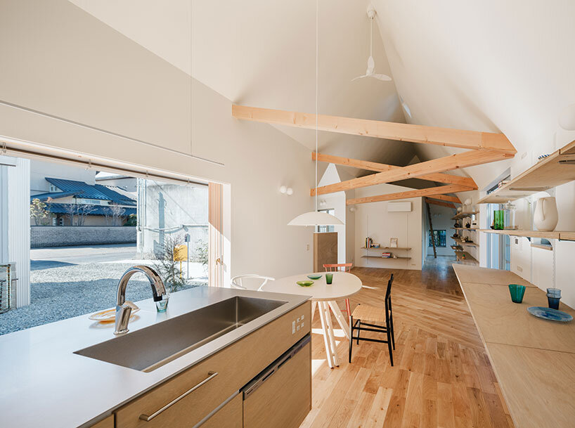 ever-changing light shapes 'kaleidoscope' family home in japan by fumi aso architect