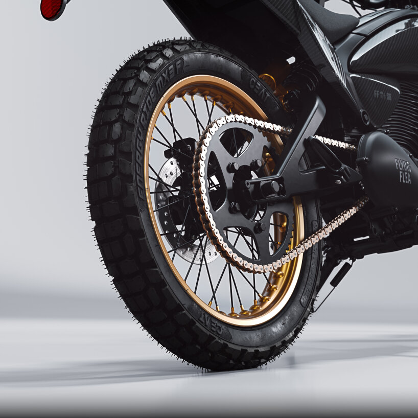 detailed view of the rear