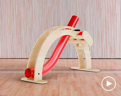 wooden boccia ramp encourages inclusive play for children with and without disabilities