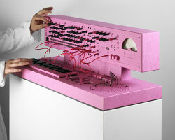 guitar with ferrofluid, pink noise machine & biodata synth make up love hultén’s second book