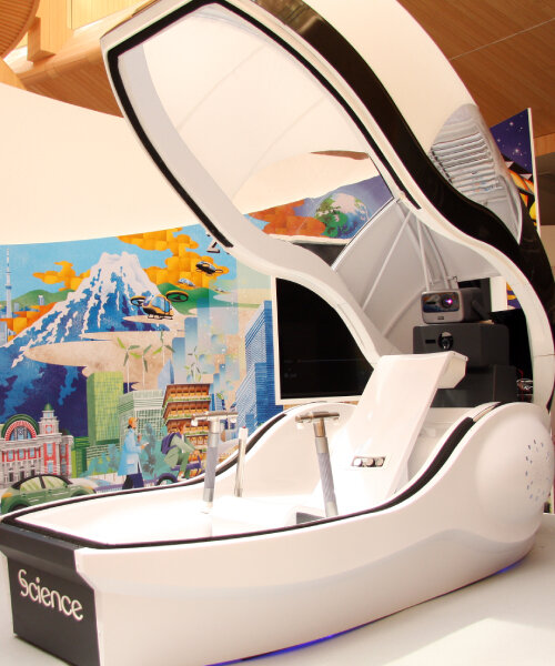 washing machine for humans soaks them in bubble baths for hands-free showering