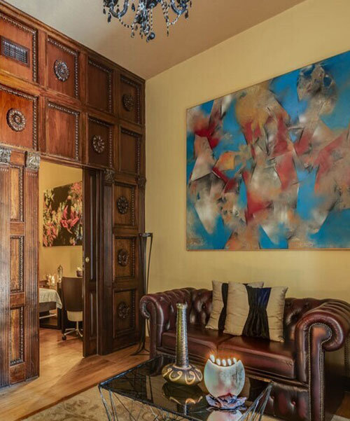 italian painter’s works transform il bottaccio luxury hotel into integrated living gallery