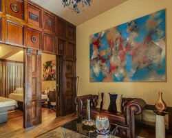 italian painter’s works transform il bottaccio luxury hotel into integrated living gallery