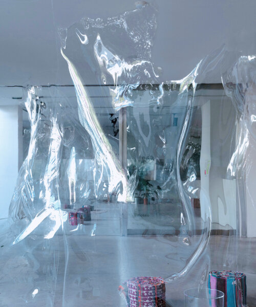 invisible tokyo bar distorts reality using heated, transparent acrylic glass panels