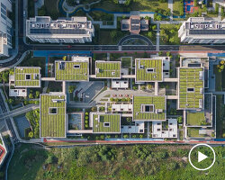 22 interconnected volumes redefine retirement living in shanghai's joyful community