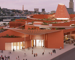 kéré architecture to build rio's public library around cylindrical 'tree of knowledge'