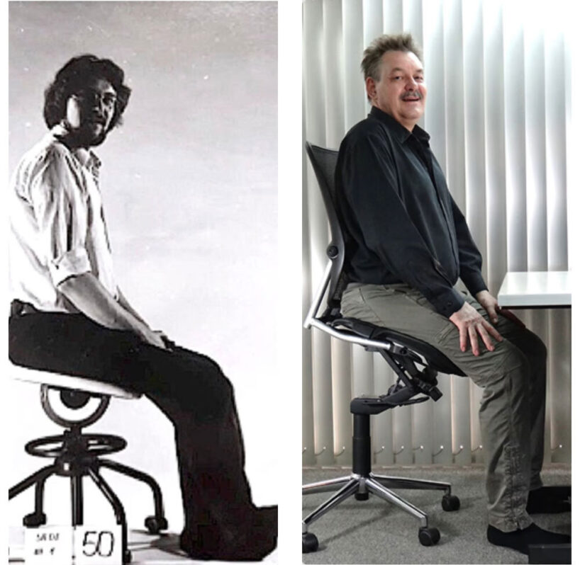 levitask vision chair's open hip angle design challenges 50 years of flawed ergonomics