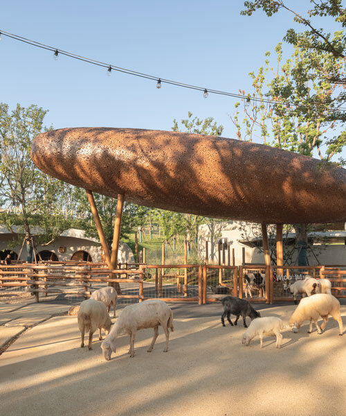 bamboo-woven domes sculpt wuhan luxury farm retreat by various associates