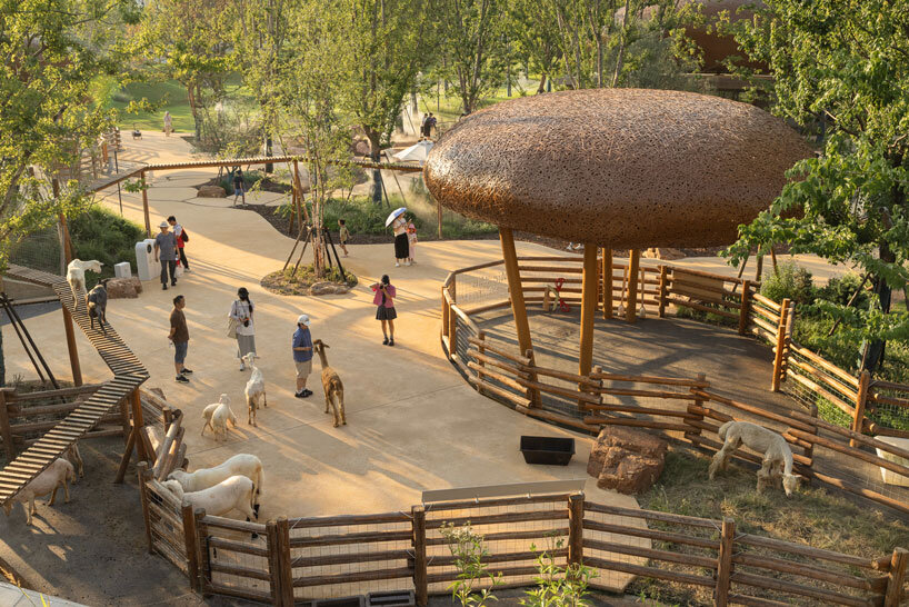 bamboo-woven domes sculpt wuhan luxury farm retreat by various associates