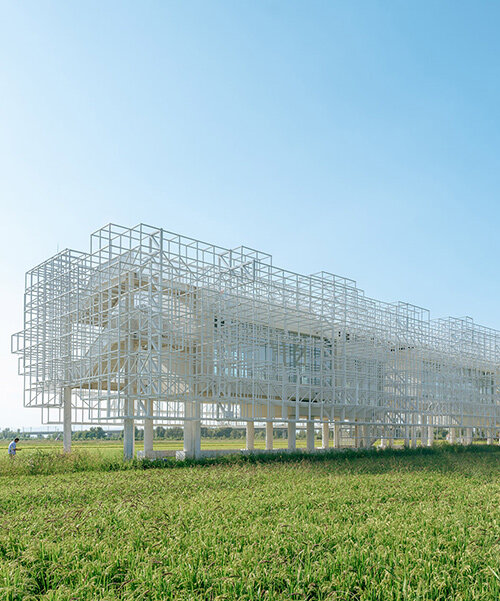 BUZZ renovates concrete ruin to bring pixelated community space to rural china