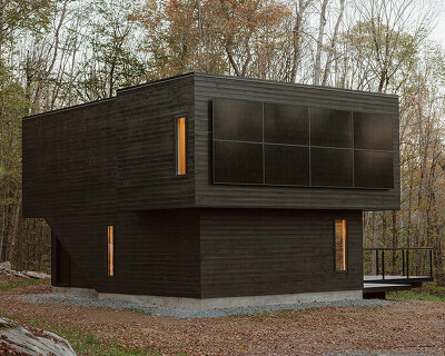 marc thorpe builds wooden residence powered entirely by the sun in new york forest