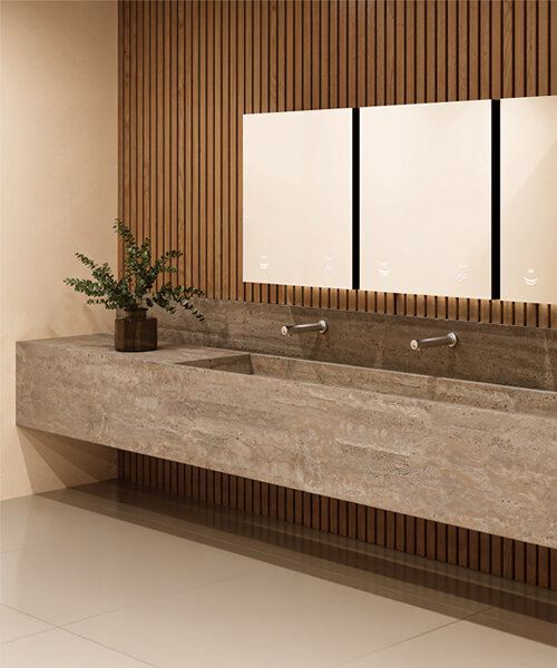 mediclinics’ invisible behind-the-mirror restroom systems enhance design, hygiene and space