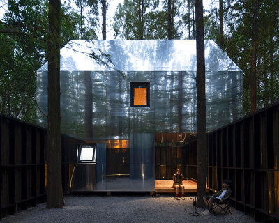 wiki world's timber treehouse cluster hides among metasequoia forest in china