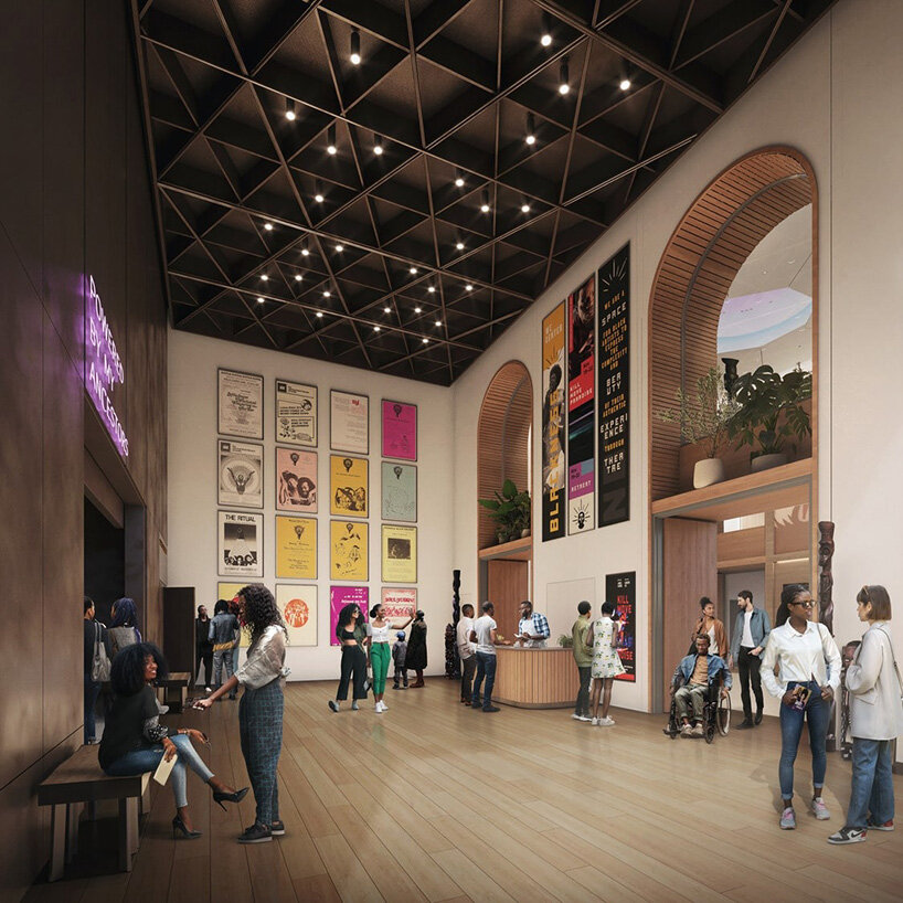 El Teatro Nacional Negro da forma a la casa de Harlem en un complejo diseñado por Frida Escobedo