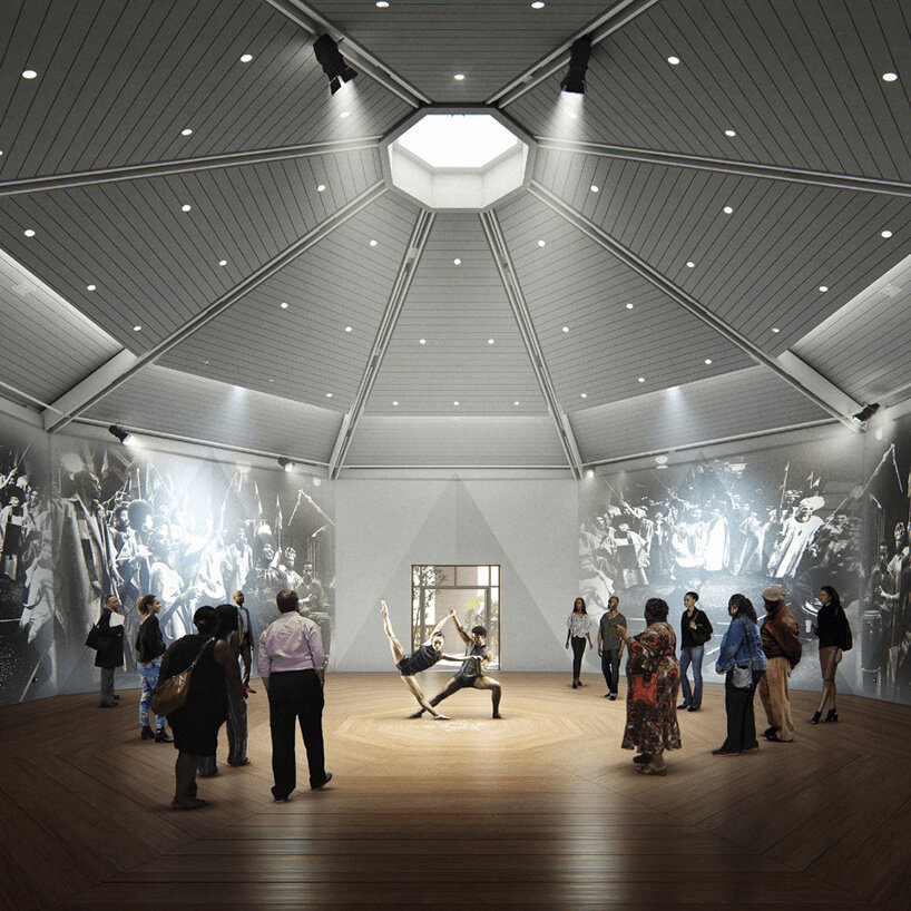 El Teatro Nacional Negro da forma a la casa de Harlem en un complejo diseñado por Frida Escobedo