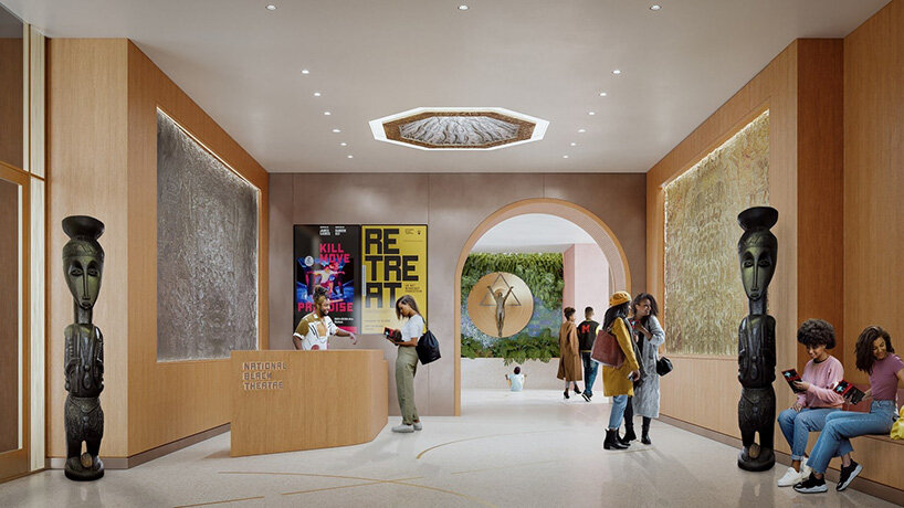 El Teatro Nacional Negro da forma a la casa de Harlem en un complejo diseñado por Frida Escobedo