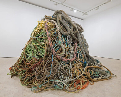 old rope has no use, yet it will cost you £1m to buy at david shrigley's latest london exhibition