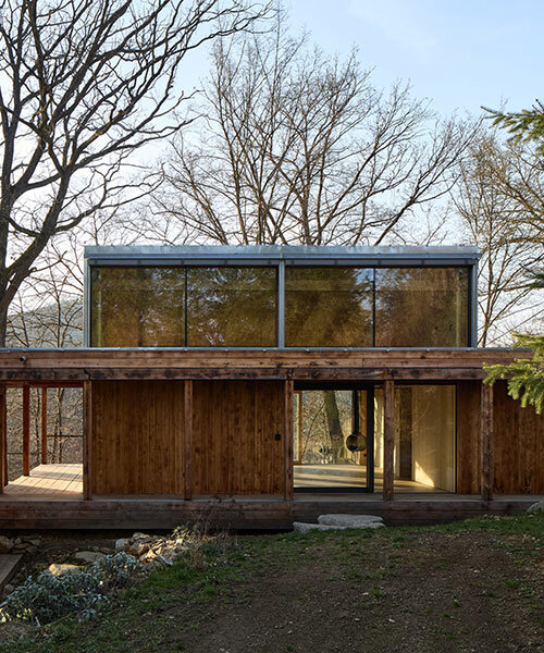 päivä architekti's medník house extends and revives a rural czech dwelling