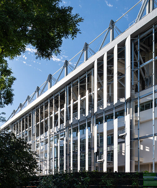 watch how populous built the RC strasbourg stadium out of decommissioned aeroplanes