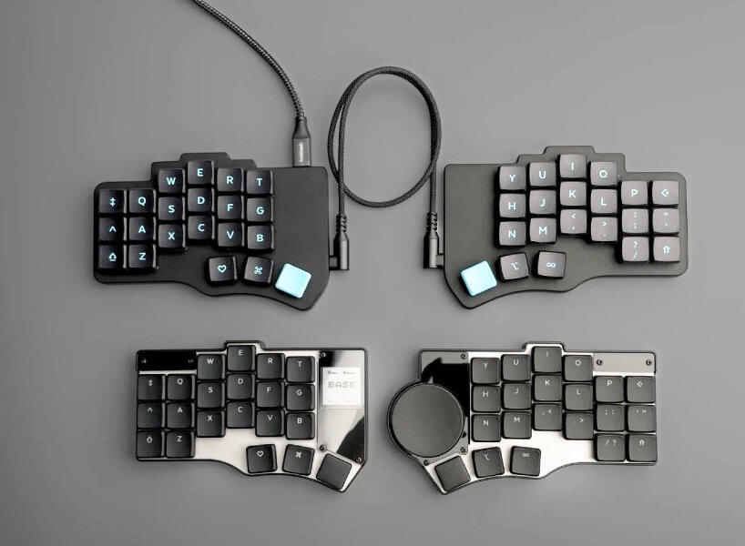 El diseño de Toucan (abajo) se deriva del teclado Piantor Pro (arriba)