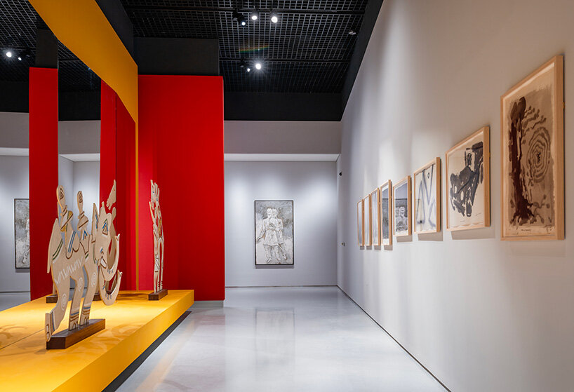 m. f. husain museum in doha opens its doors, tracing six decades of modernist art