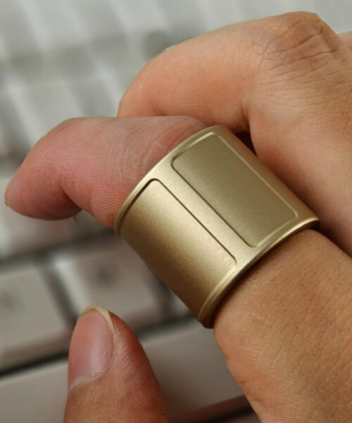 wearable mouse ring lets users control computers, smartphones and TVs using their finger