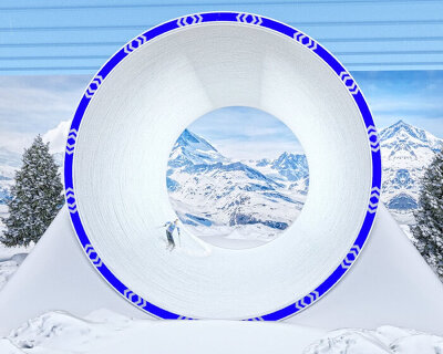 tunnel-shaped snow park that lets users ski all year round set to open in australia