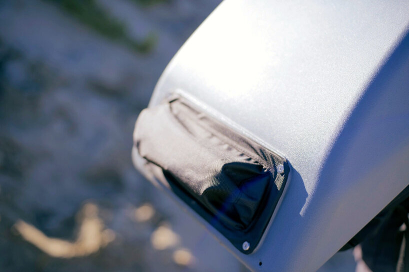 Vista de almohada incorporada resistente a la intemperie