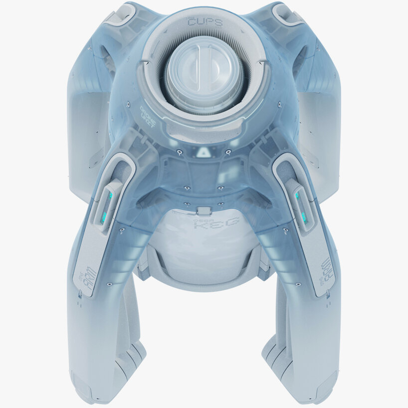 beer delivery drone parachutes