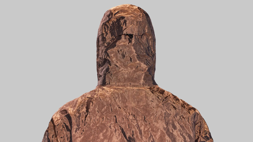 vista trasera de la ropa