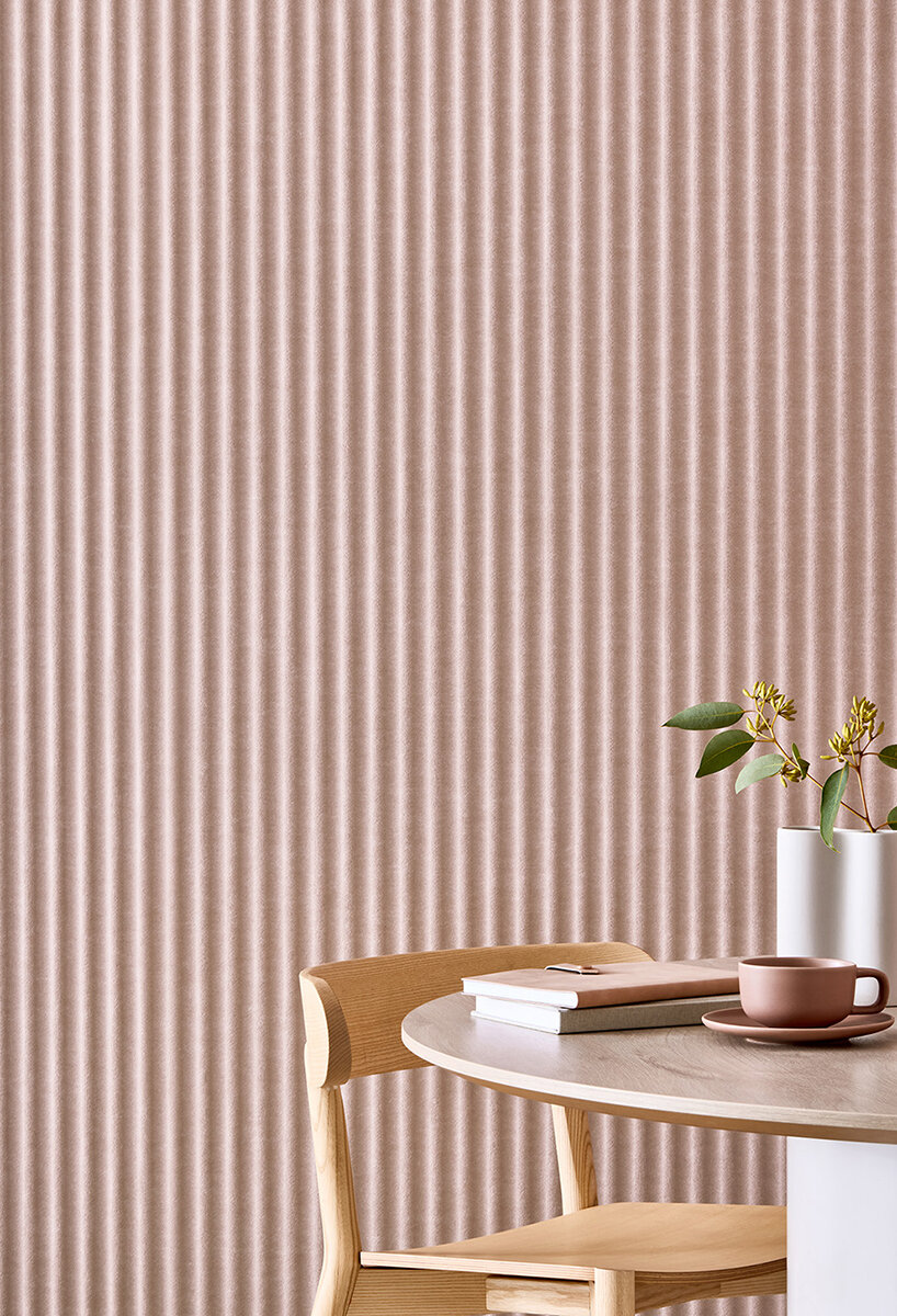 acoustic brand woven image manages sound waves with 3D-formed panel collection