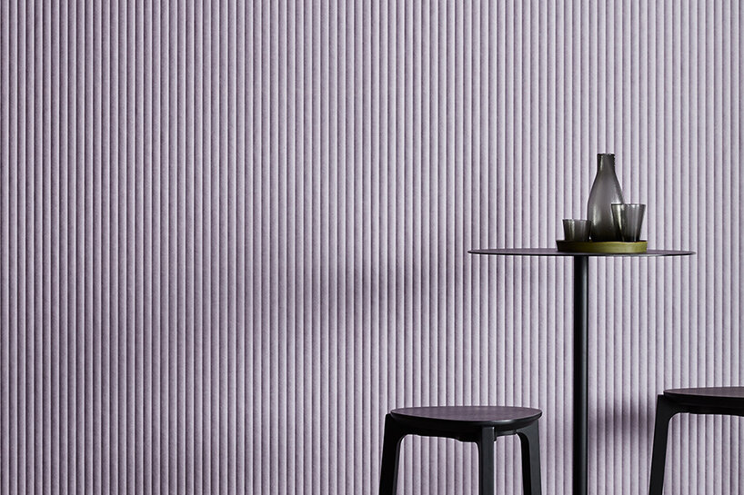 acoustic brand woven image manages sound waves with 3D-formed panel collection