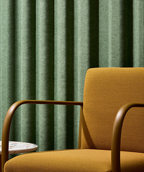 acoustic brand woven image manages sound waves with 3D-formed panel collection